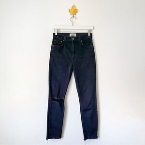 Reformation High & Skinny Jeans in Faded Black size 26 preowned